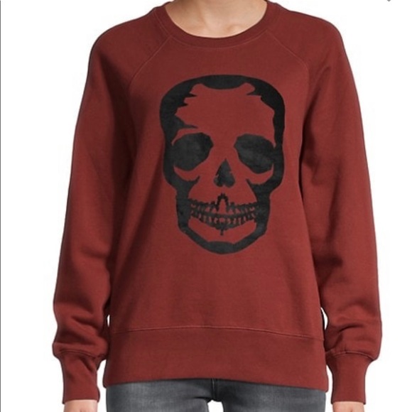 Tops | Zadig Voltaire Skull Sweatshirt 
